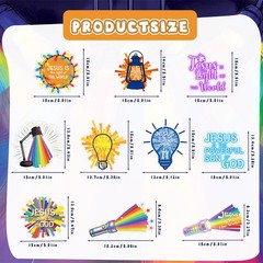 36 Pcs 2026 Vbs Party Decorations Summer Camp Bible Hanging Decorations Light…