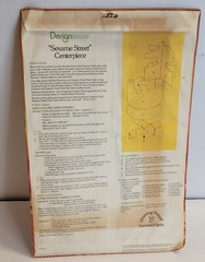 Vintage Sesame Street Centerpiece Designware 14 1/4 inches Tall 1980 Muppets