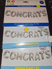 Bulk Party Décor 14″ CONGRATS Balloons, CHEERS, LET’S PARTY, PARTY 72″ banners