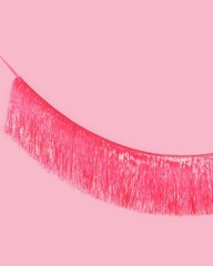 , Pink Iridescent Fringe Banner – 5 Ft. | Bachelorette Party Decorations, Bir…