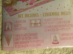 1st BIRTHDAY Party Pink and Gold HIGH CHAIR DECORATING KIT (4pc) NEW Baby Girl