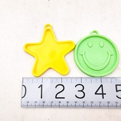 Vintage Plastic Balloon Weights Bears Zibi Core Star & Smile Face 1990