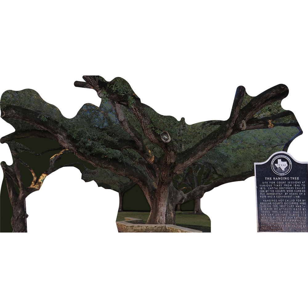 SP13253 Goliad Texas Hanging Tree Old West Frontier Justice Cardboard Cutout Sta