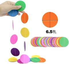44pcs Birthday Party Decorations, Banner, Paper Fan, Garland, Swirl, Balloons