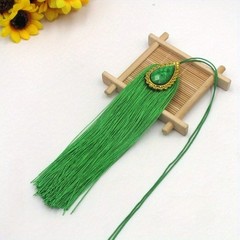 1X Crystal Tassel Pendant DIY Craft Accessories Curtain Bag Decoration Hanging