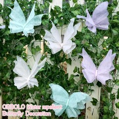 3D Hanging Butterfly Decorations, Butterfly Birthday Party Decorations, 6 Pcs Wa