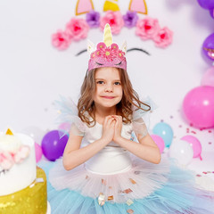 Gersoniel 24 Pcs Unicorn Birthday Party Hats Paper Party Crown Unicorn Headbands