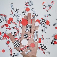 200 PCS Race Car Confetti, Birthday Party Decorations, Table Decor, Supplies