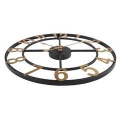 Sleek Metal For outdoor Wall Clock Classic Design Perfect for Any Space