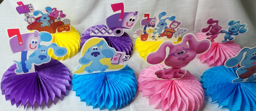 Blue’s Clues Honeycomb Party Supplies 8 Pack Dog Cartoon Kids Boy Girl