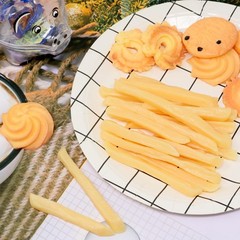 Honbay 20PCS Lifelike Simulation Plastic French Fries Small, Yellow