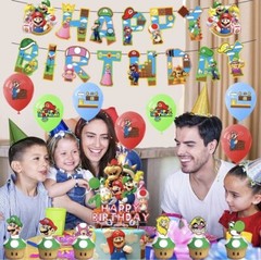 NEW Super Mario Bros. Game Theme Birthday Party Decorate Supplies Set US Seller
