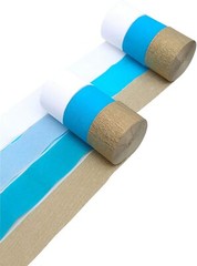 Party Crepe Paper Streamers – 6 Large Rolls, 2in x 120ft – Colorful Decorative