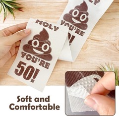 50th Birthday Decorations, Funny Toilet Paper Roll, 50th Bday Party Supplies