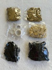 114 Pcs. Black Gold Confetti 12″ 10″ 5″ Premium Latex Balloon Garland Arch Kit