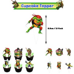 TMNT Teenage Mutant Ninja Turtles Theme Birthday Party Decorate Supplies Set