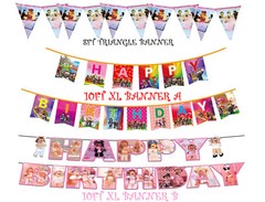Party Supplies birthday decoration balloon topper banner roblox cupcake GIRL