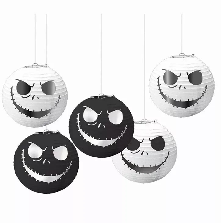 Nightmare Before Christmas Mini Foil Lanterns Jack Skellington F21+Str