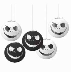 Nightmare Before Christmas Mini Foil Lanterns Jack Skellington F21+Str