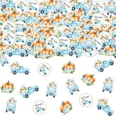 Blue Little Pumpkin Confetti Party Table Decorations Fall Autumn Shower 100 PCS