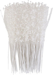 100Pcs White Pearl Beads String: 22In Durable Abs Plastic Wedding Decorations D