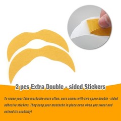 Self Adhesive Fake Mustache Novelty Funny Mustache for Costume Festival Party
