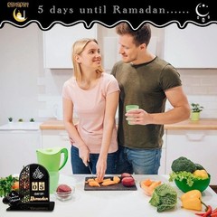 Eid Mubarak Countdown Calendar – 30 Days Ramadan DIY Decor for Home & Office