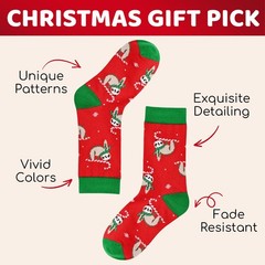 Christmas Socks for Teens – Secret Santa Gifts Xmas Stocking Stuffers for Boy…