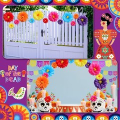 12 Pcs Large Mexican Tissue Paper Flowers 20″ 10″ Giant Colorful Fiesta Paper…