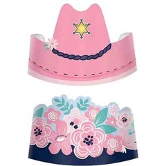 Saddle Up Birthday Party 4 Hats 4 Crowns 8 Treat Boxes Equestrian Pony Horses