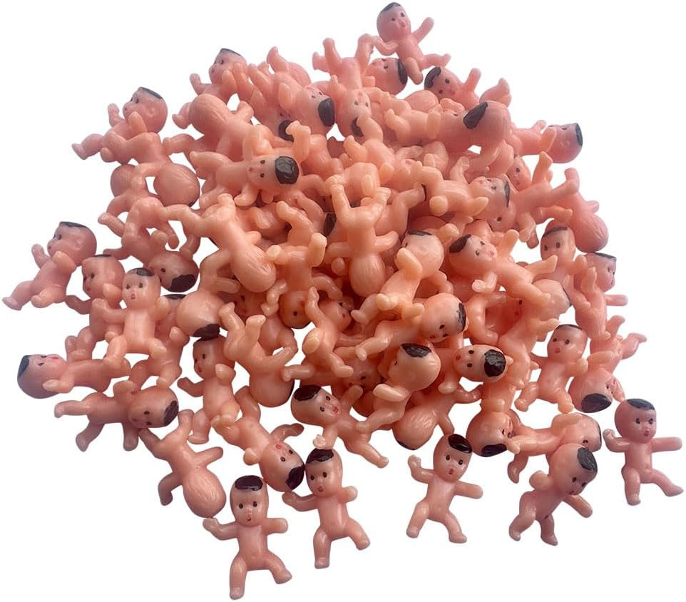 Party Decorations Mini Plastic Babies Party Supplies Shower Ice Cube Game Decor