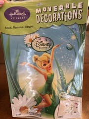 TINK Disney Fairies Tinker Bell Moveable Decorations Big Reusable Stickers NEW