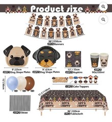 Birthday Party Set. Puppy Theme