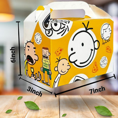 Diary wimpy kid Party Gift Box Supplies happy birthday centerpiece decoration