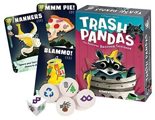 Gamewright Trash Pandas – The Raucous Raccoon Card Game new sealed in box gts
