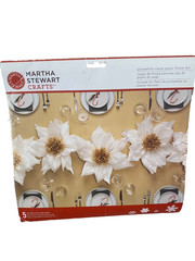 Martha Stewart Crafts Flower Poinsettia Tissue Paper Flower Kit New