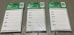 Graduation Invites Pack of 10, 3 Count (30 In Total) Green & Black, W/envelopes