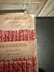 BRIDGERTON Party Supply Bundle: BEE Plates Napkins Straws Utensil Holders NEW