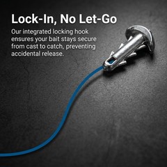 Anchor Shaped Sea Urchin Bait Sinker Anti-Slip Locking Hook Saltwater Metal Fish
