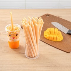 Restaurantware Straws 1000 Count 9 Inch Jumbo Plastic Boba Smoothie Straws Wide