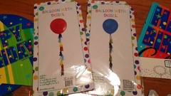 Birthday Celebration decorations bright primary colors, fast free shipping