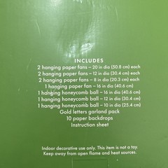KATE SPADE NY x Target PARTY DECOR KIT with Customizable Banner – NIB 3 Kits!