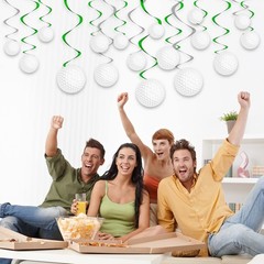 48Pcs Golf Party Decorations Hanging Swirls Golf Theme Party Supplies Birthda…