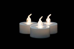 Fantado LED Battery Operated Flameless Tea Light Candles – Warm White (12 PAC…
