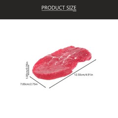 Realistic Steak Prop Artificial Sliced Steak Model Lightweight Fake Meat Orna…