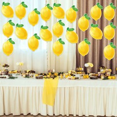 50 PCS Lemon Cutouts for Bulletin Board Decorations, Lemon Paper Cut-Outs Lem…