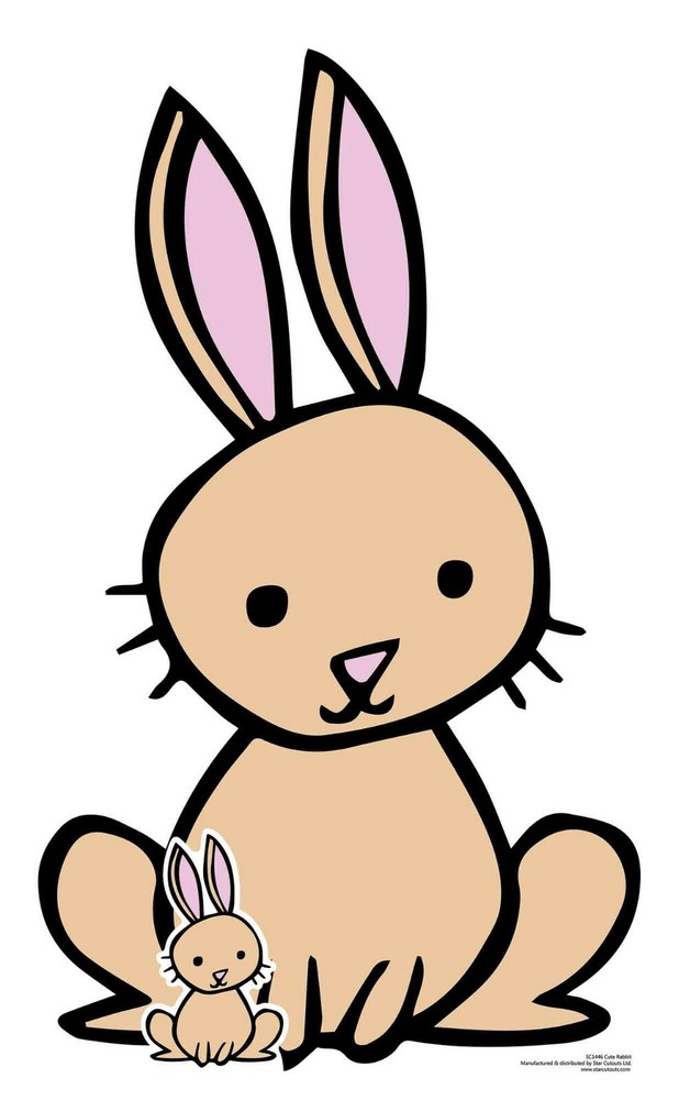 Rabbit Cute Animal Cardboard Cutout / Standee / Standup – Pet Bunny