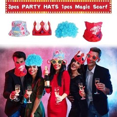 Funny Photo Booth Props Set 76pcs Parties Weddings Graduations Birthdays Cosplay