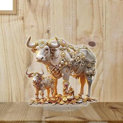 Acrylic Cows Table Decoration 2D Flat Sign Party Decoration Unique Ideal Gift