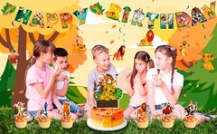 Disney Lion King Party Decorations Simba Birthday Set Tableware Plates Balloons